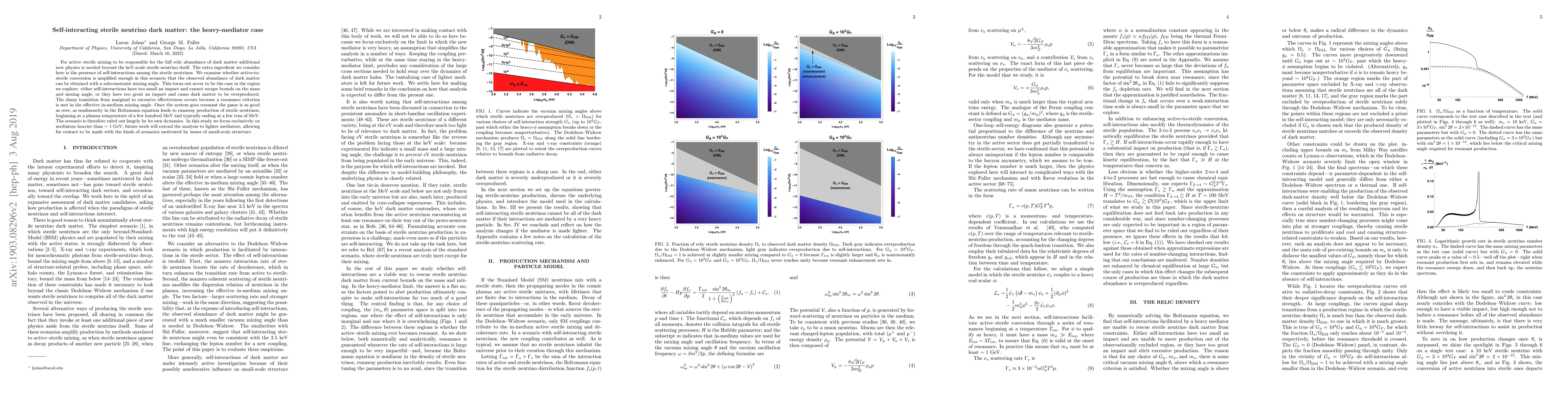 Thumbnail for Self-interacting sterile neutrino dark matter: the heavy-mediator case