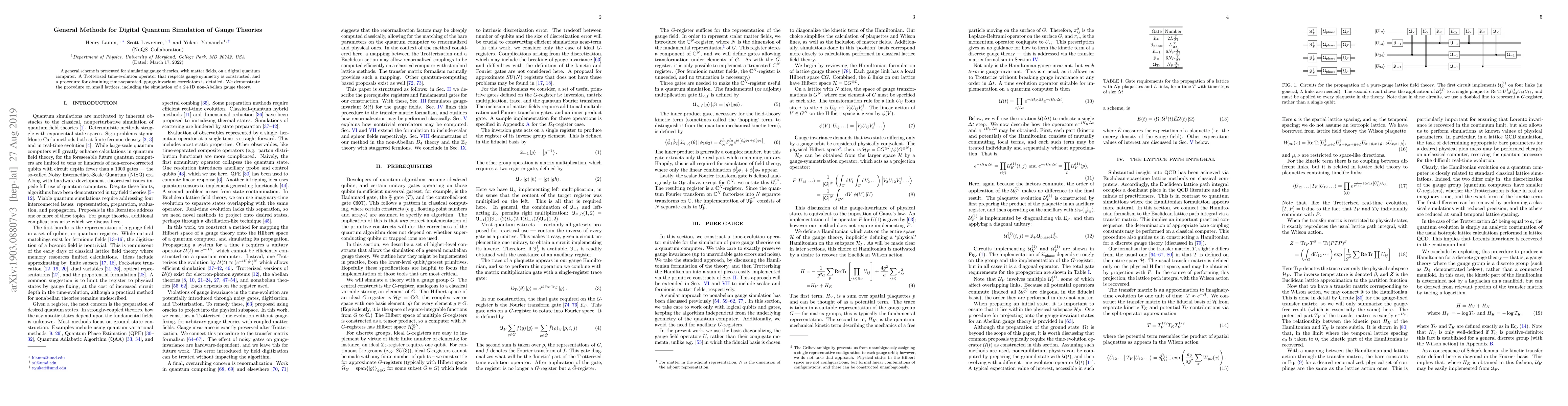 Thumbnail for General Methods for Digital Quantum Simulation of Gauge Theories