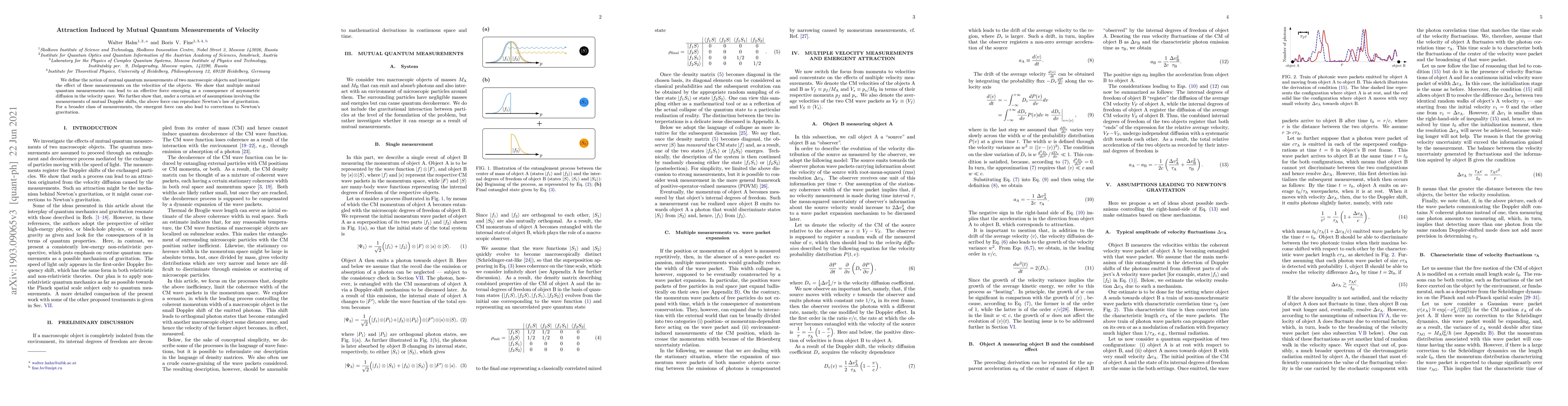 Thumbnail for Attraction Induced by Mutual Quantum Measurements of Velocity
