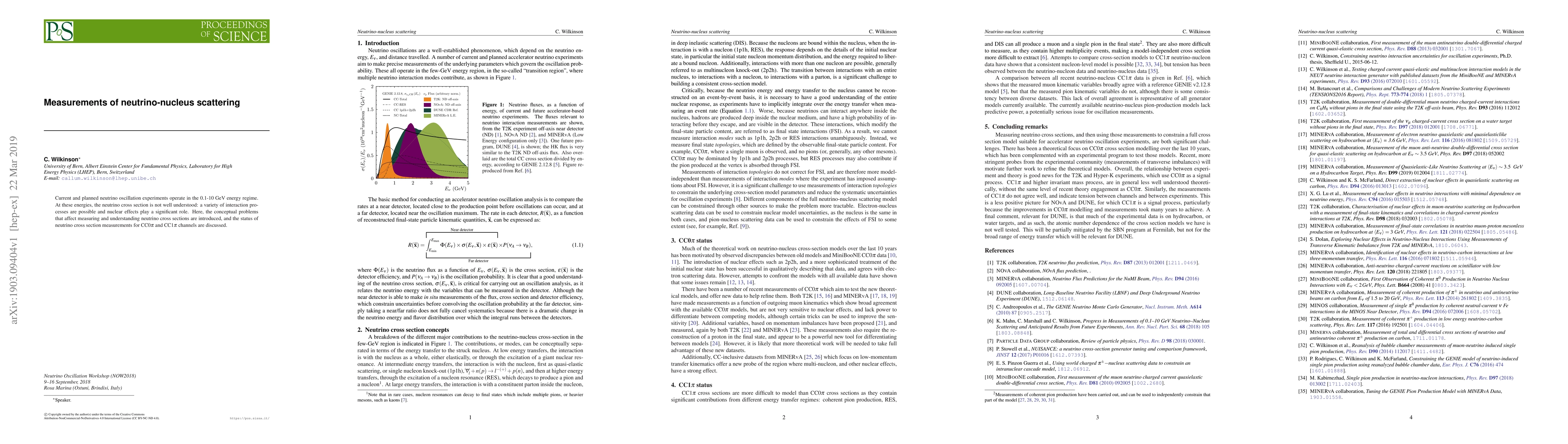 Thumbnail for Measurements of neutrino-nucleus scattering