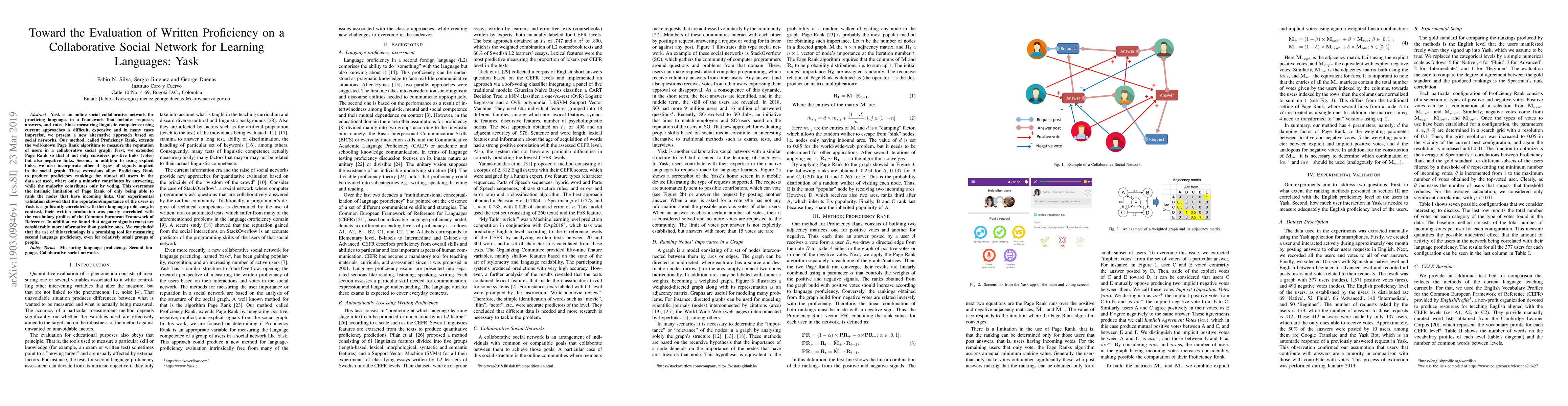 Thumbnail for Toward the Evaluation of Written Proficiency on a Collaborative Social
  Network for Learning Languages: Yask