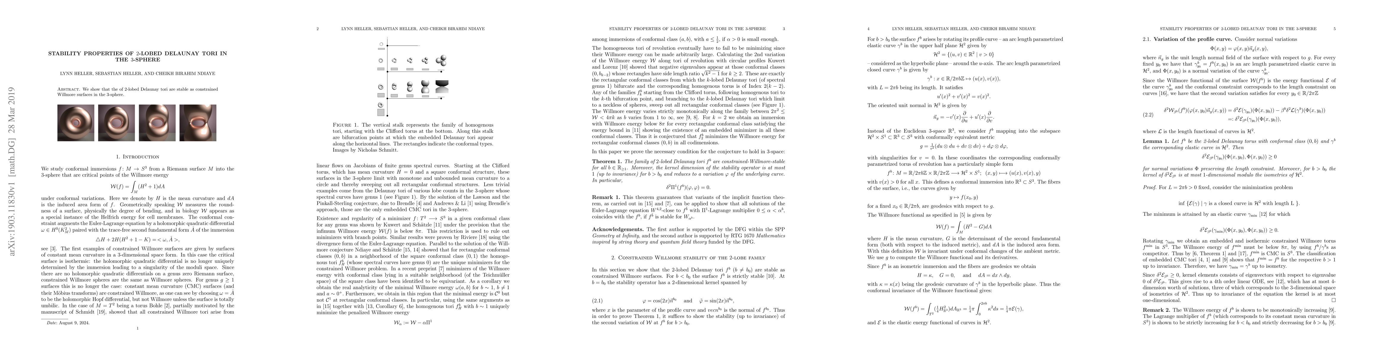 Thumbnail for Stability properties of 2-lobed Delaunay tori in the 3-sphere