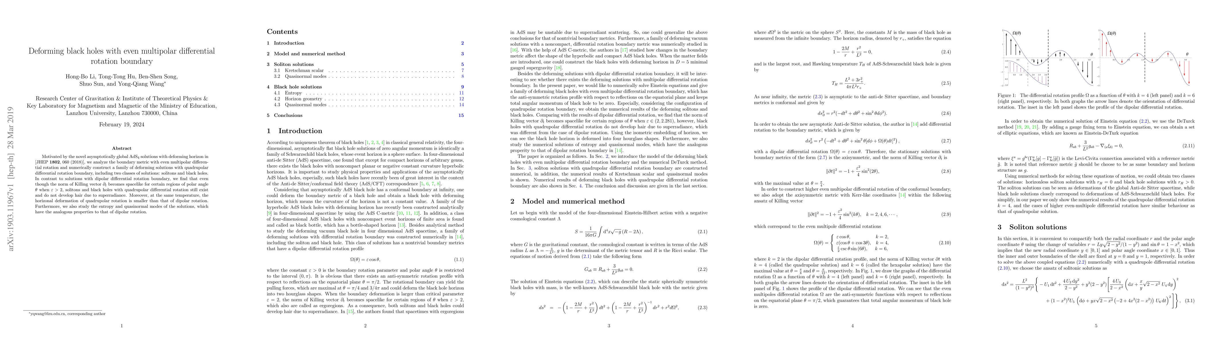 Thumbnail for Deforming black holes with even multipolar differential rotation
  boundary