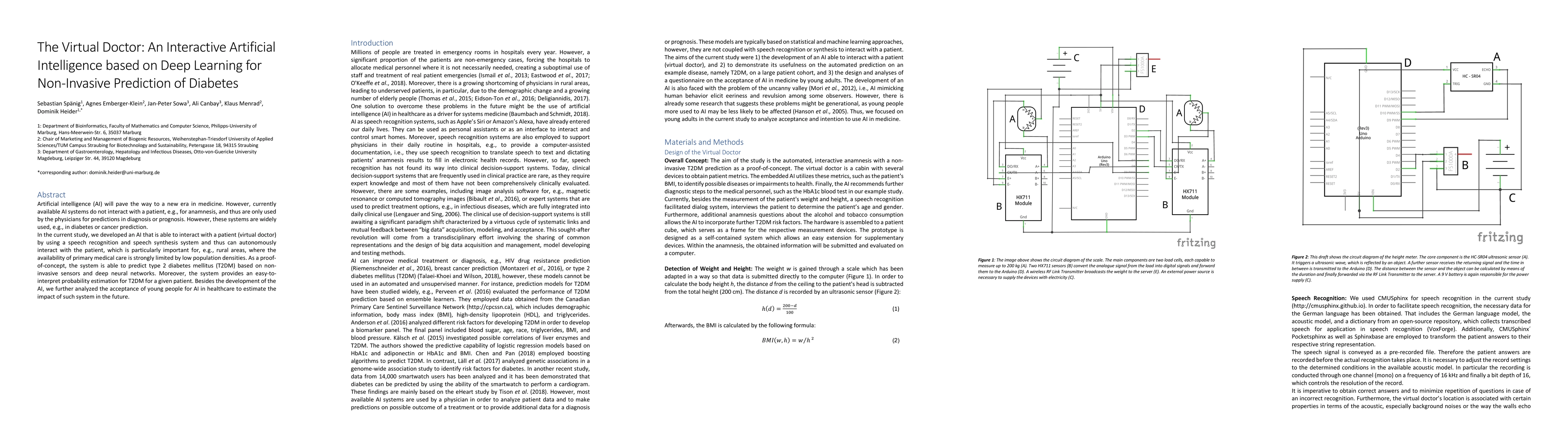 Thumbnail for The Virtual Doctor: An Interactive Artificial Intelligence based on Deep
  Learning for Non-Invasive Prediction of Diabetes