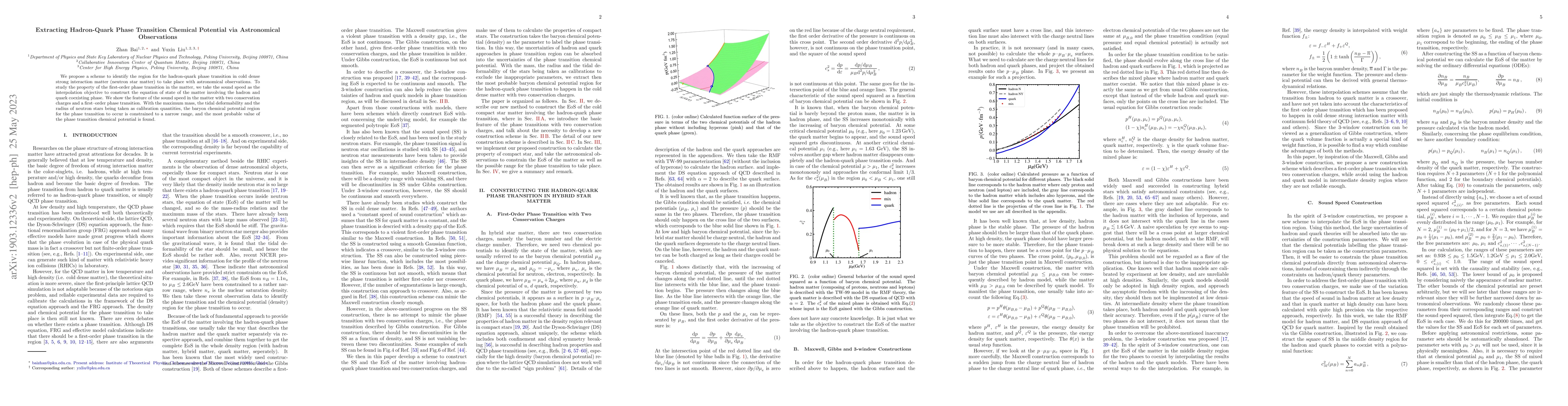 Thumbnail for Determining Hadron-Quark Phase Transition Chemical Potential via
  Astronomical Observations