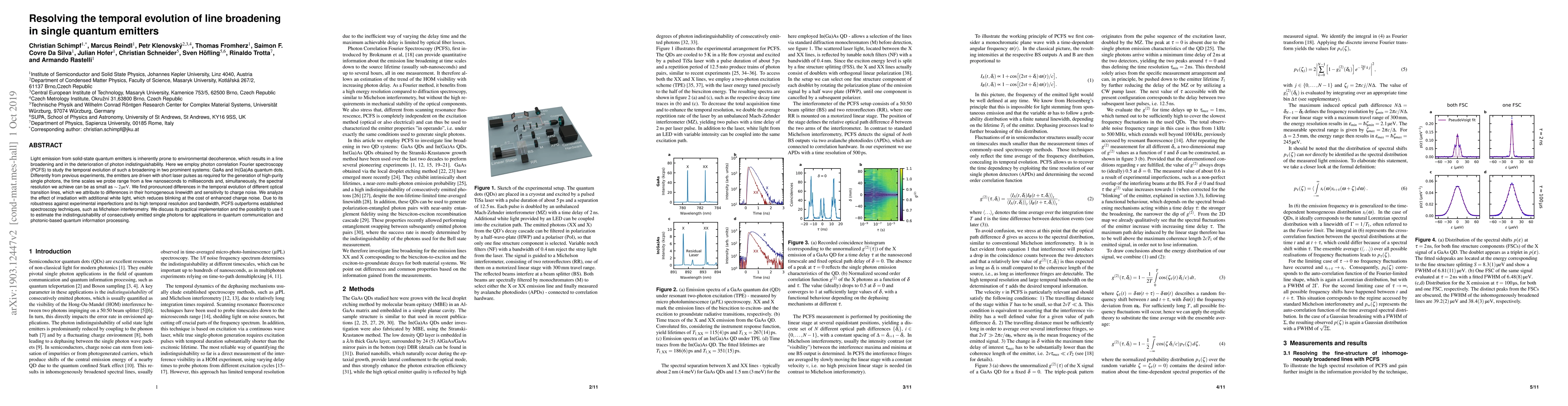 Thumbnail for Resolving the temporal evolution of line broadening in quantum emitters