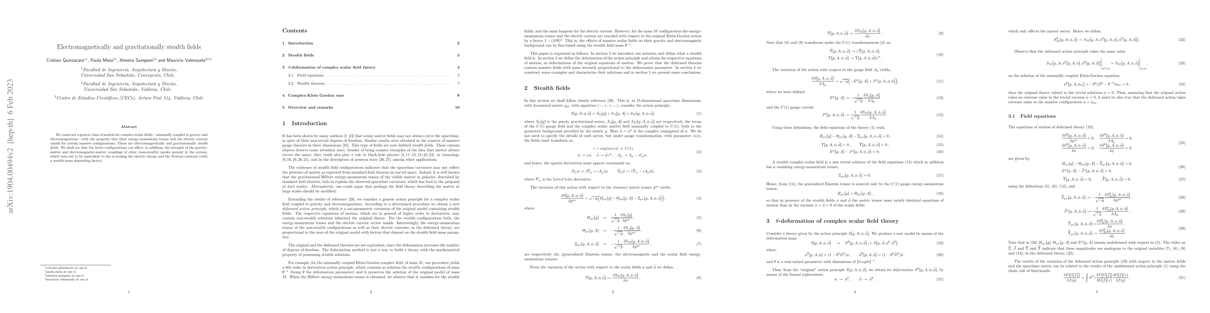 Thumbnail for Electromagnetically and gravitationally stealth fields
