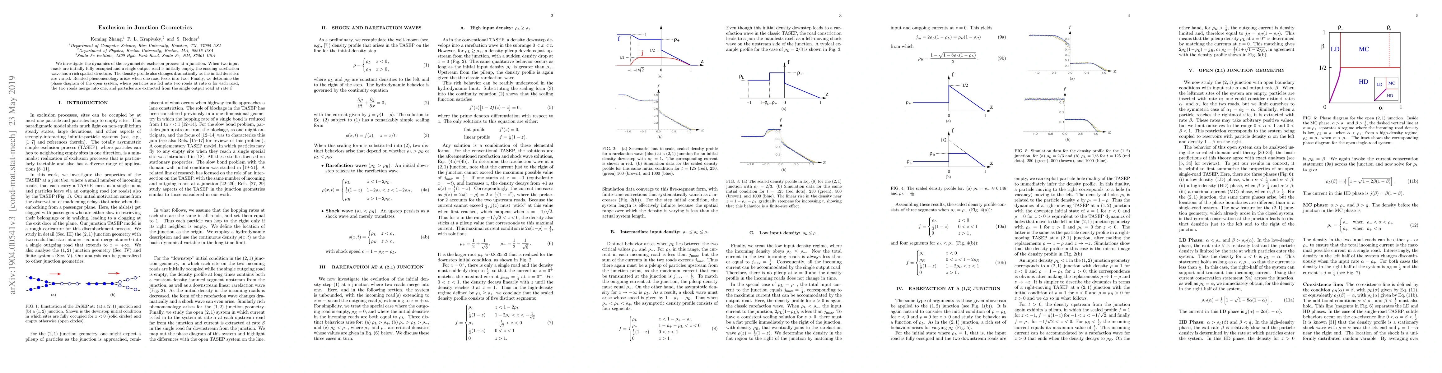 Thumbnail for Exclusion in Junction Geometries