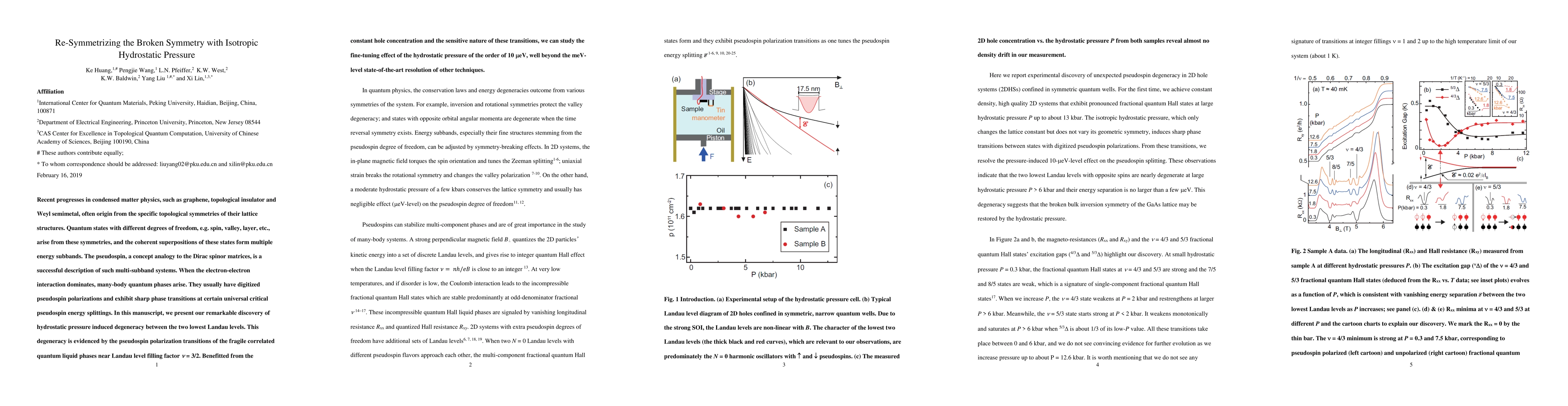 Thumbnail for Re-Symmetrizing the Broken Symmetry with Isotropic Hydrostatic Pressure