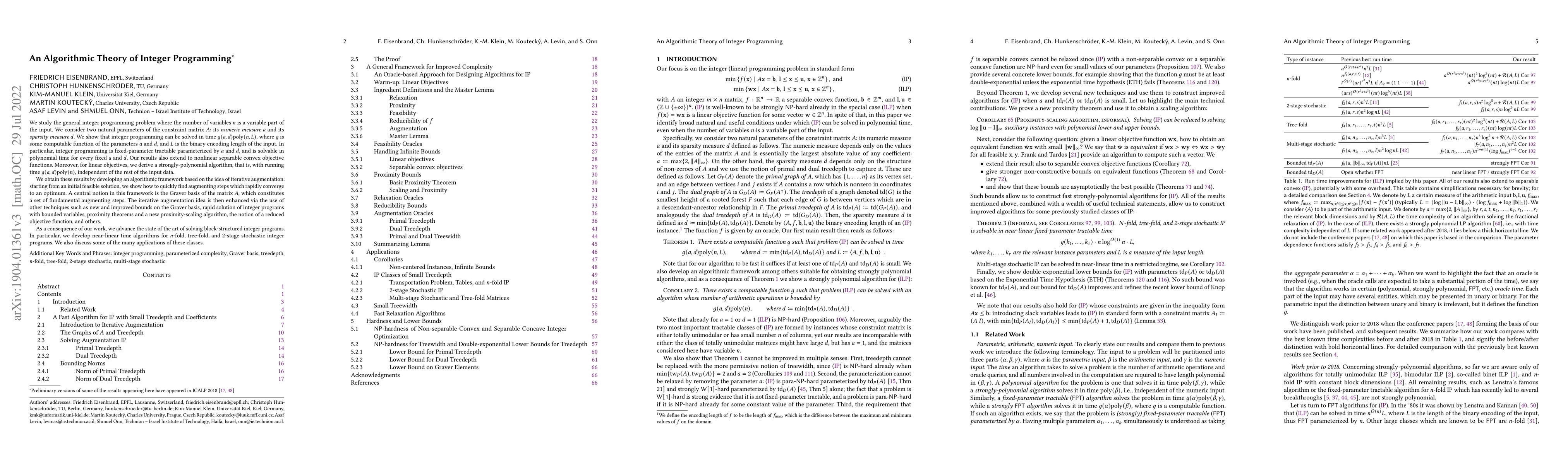 Thumbnail for An Algorithmic Theory of Integer Programming