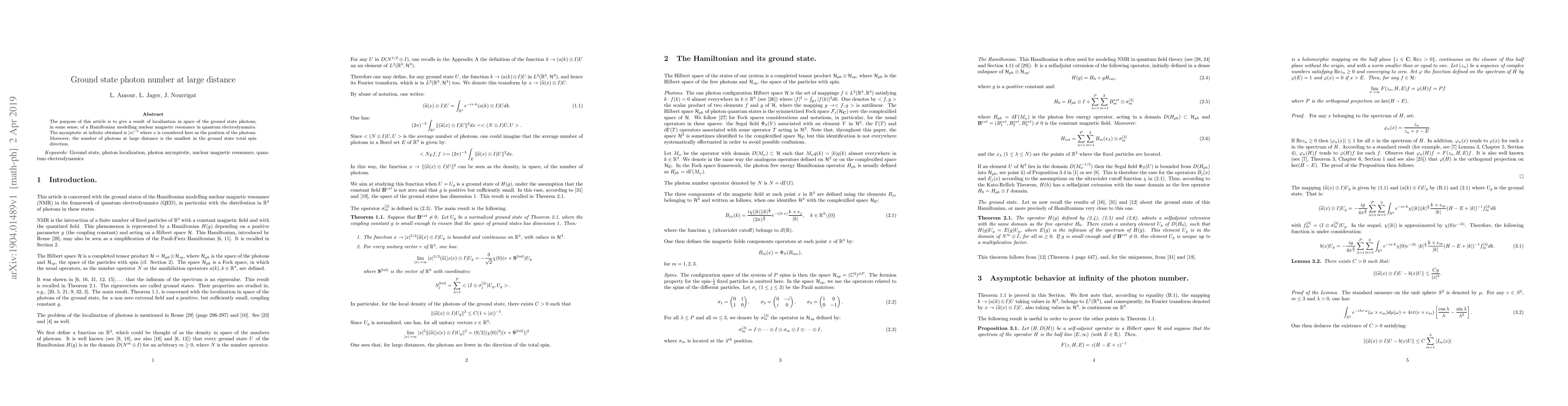 Thumbnail for Ground state photon number at large distance