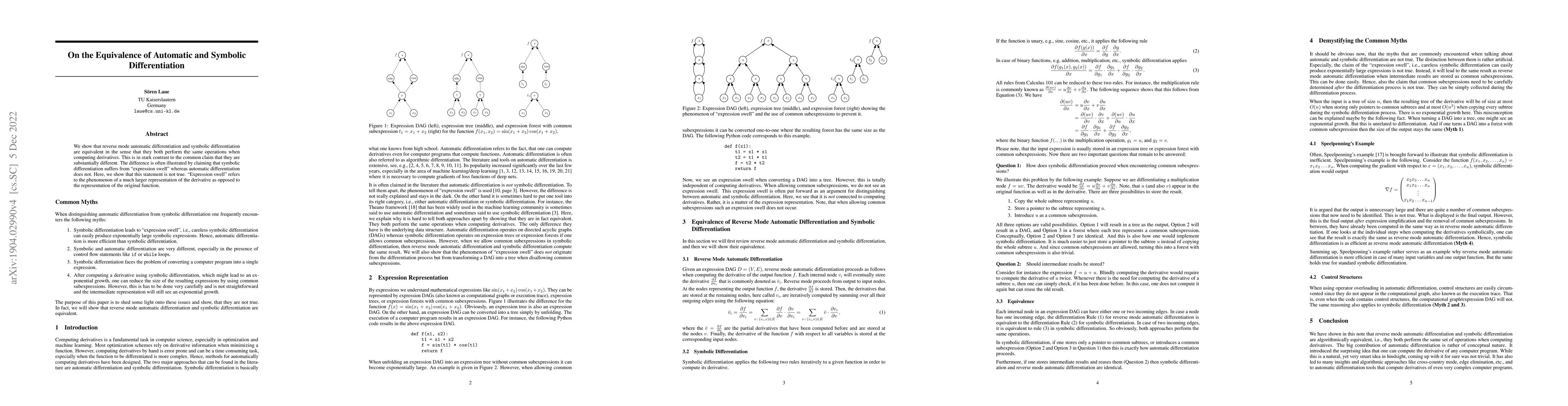 Thumbnail for On the Equivalence of Automatic and Symbolic Differentiation
