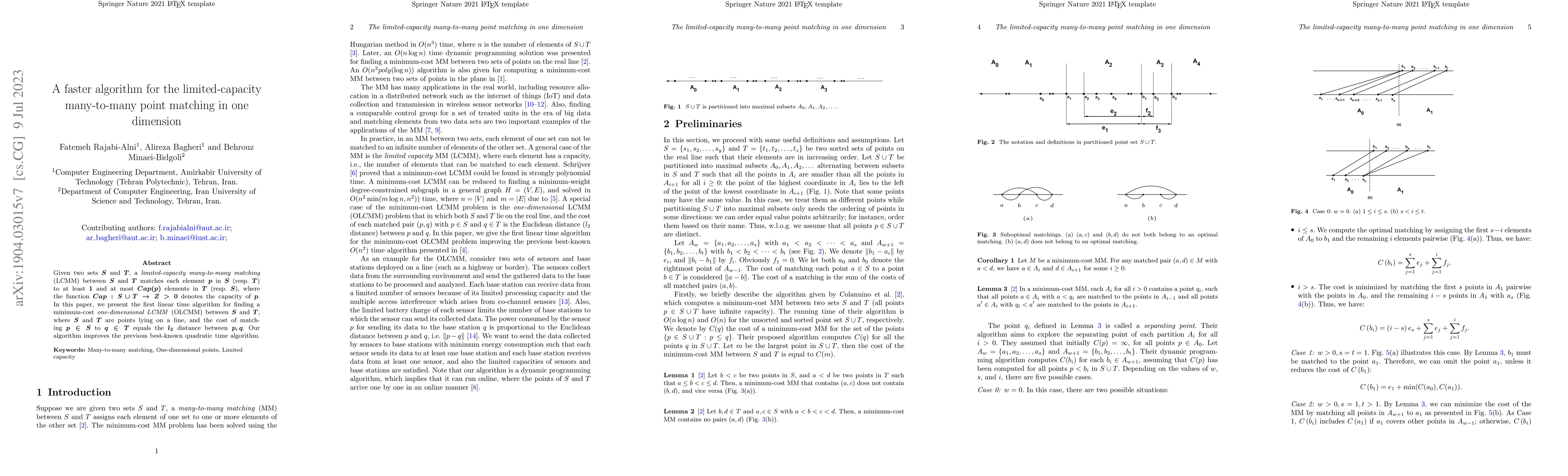 Thumbnail for A faster algorithm for the limited-capacity many-to-many point matching
  in one dimension