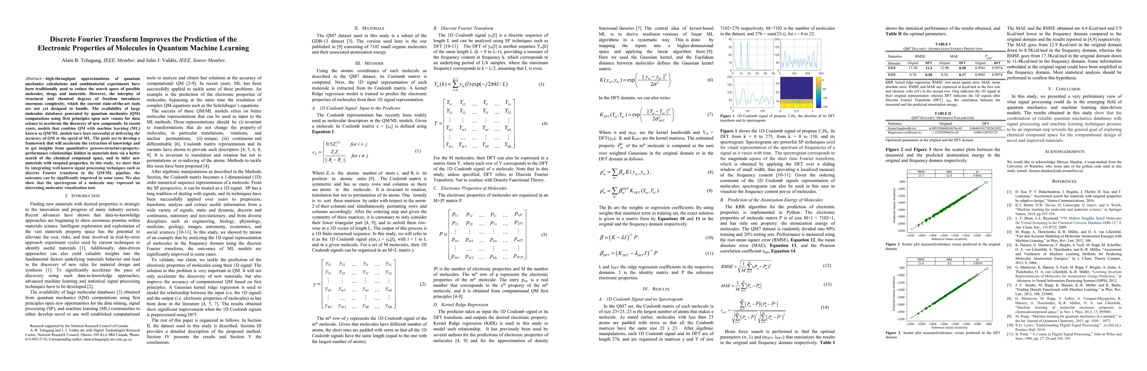Thumbnail for Discrete Fourier Transform Improves the Prediction of the Electronic
  Properties of Molecules in Quantum Machine Learning