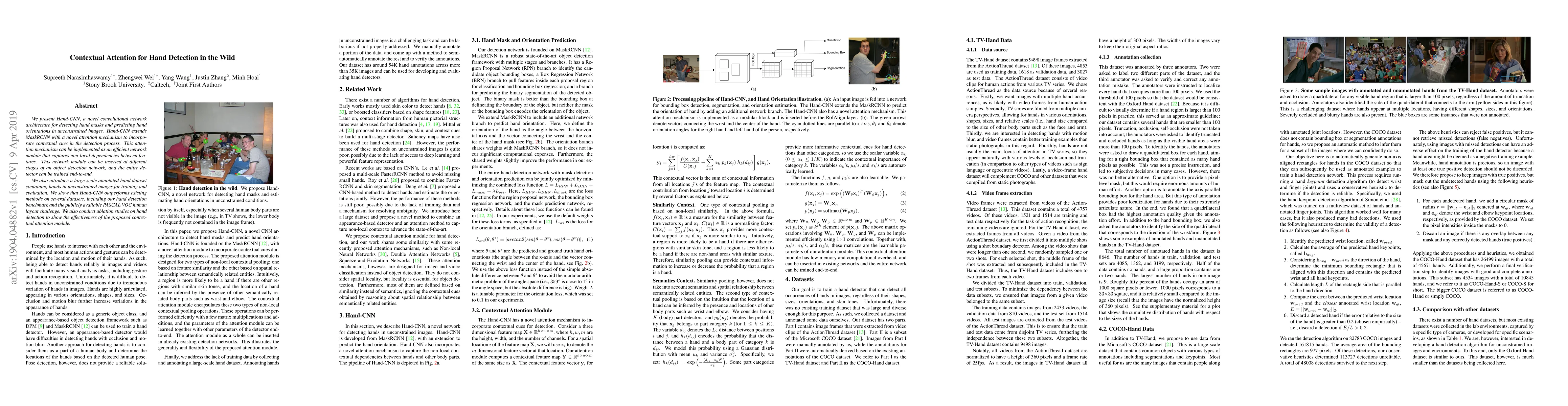 Thumbnail for Contextual Attention for Hand Detection in the Wild