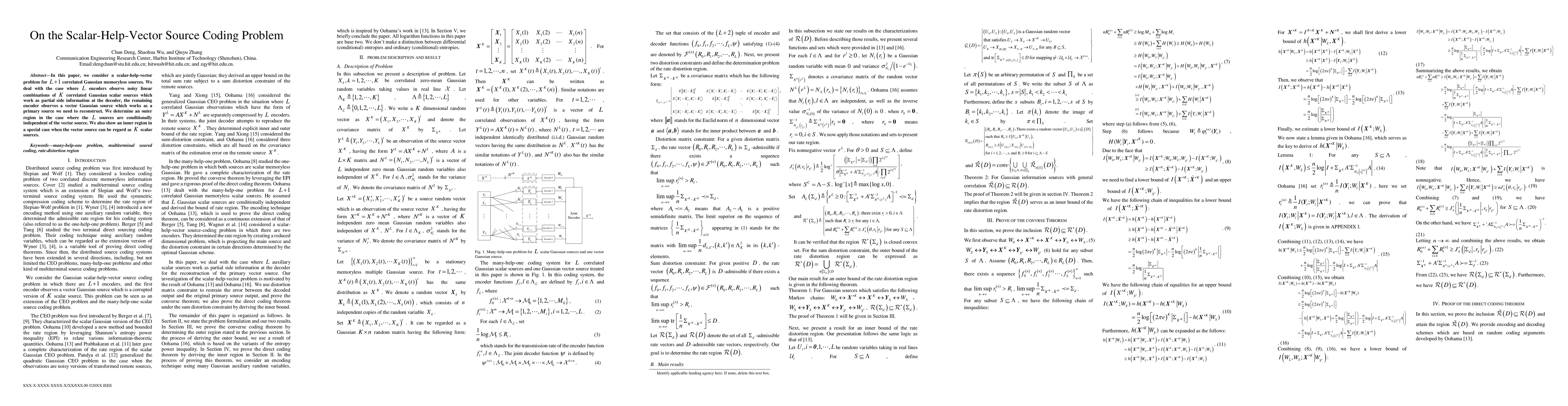 Thumbnail for On the Scalar-Help-Vector Source Coding Problem