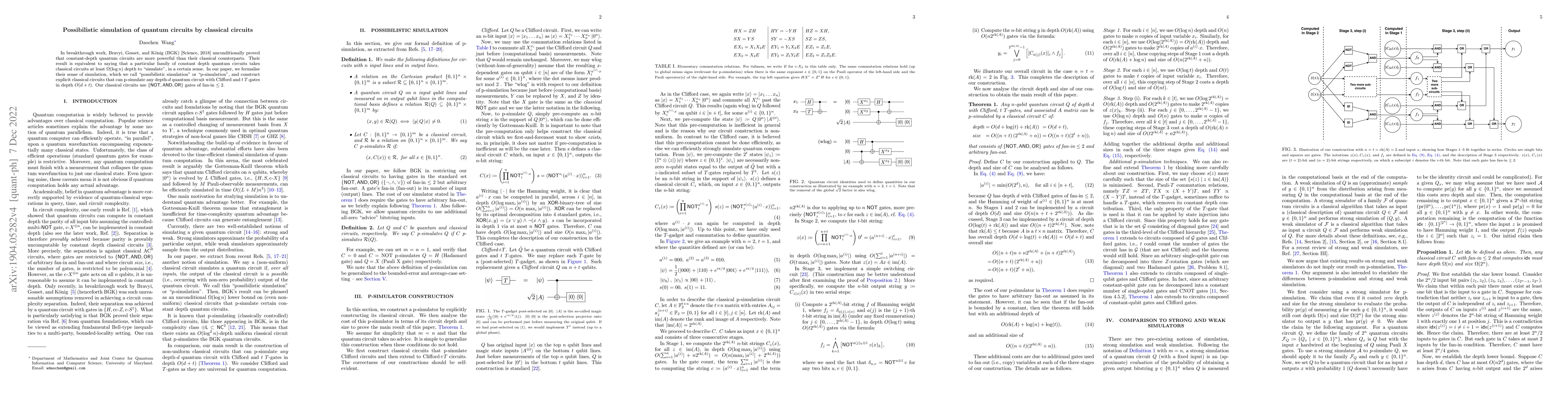 Thumbnail for Possibilistic simulation of quantum circuits by classical circuits