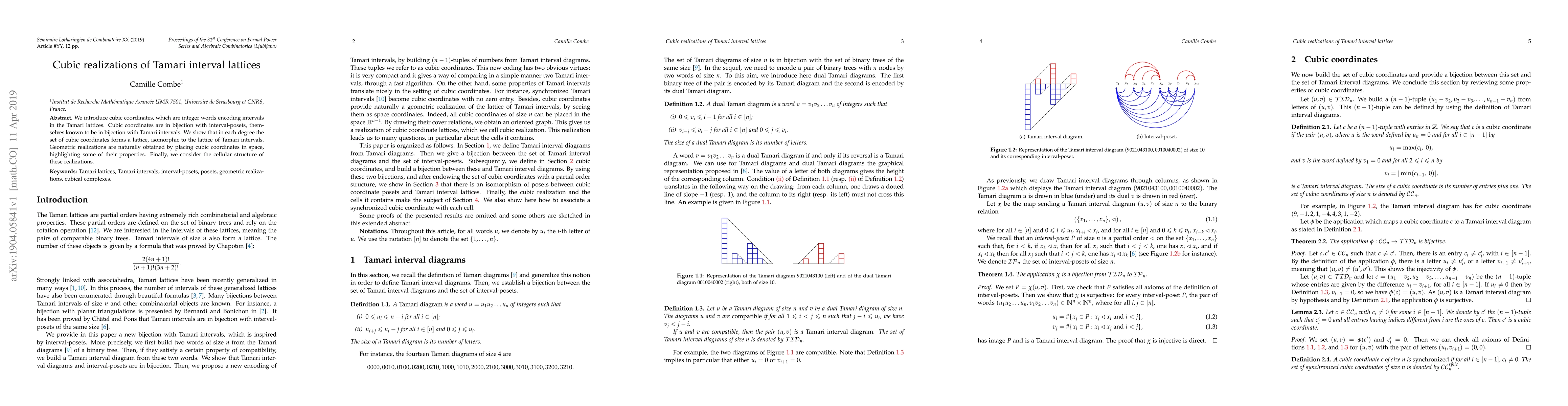 Thumbnail for Cubic realizations of Tamari interval lattices
