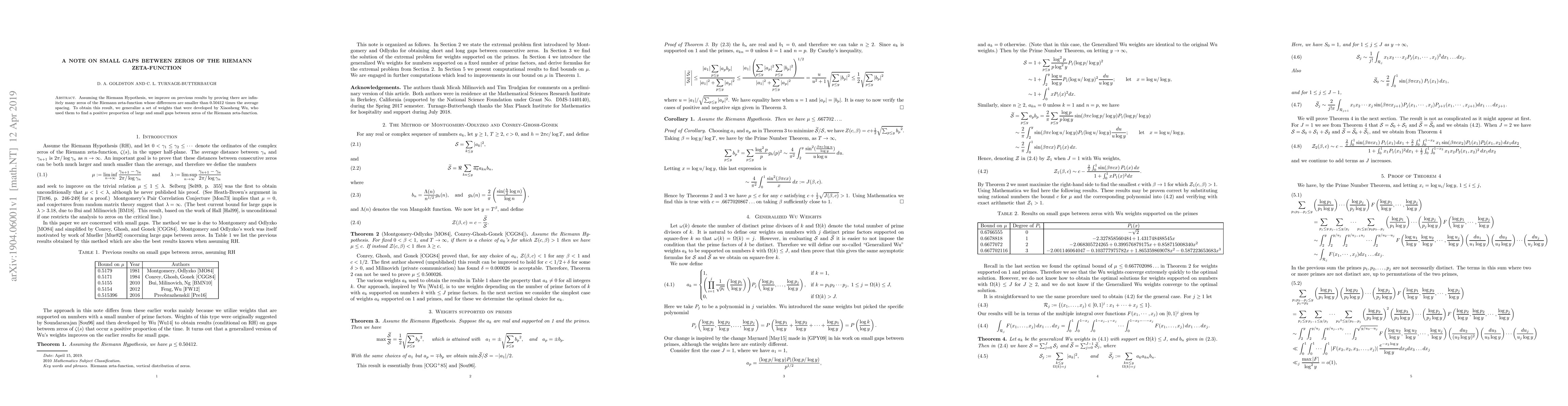 Thumbnail for A note on small gaps between zeros of the Riemann zeta-function