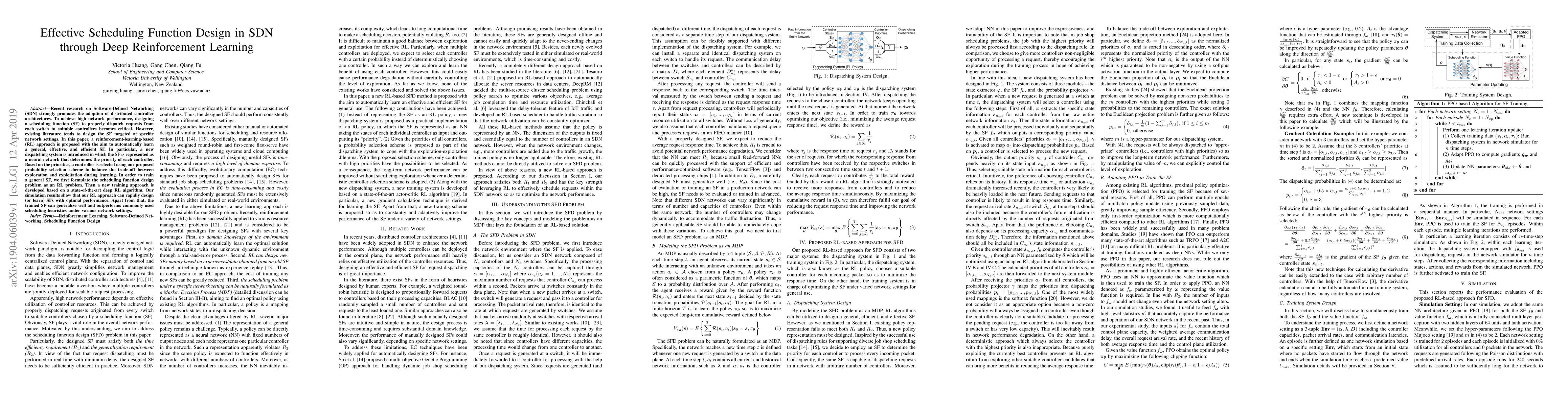 Thumbnail for Effective Scheduling Function Design in SDN through Deep Reinforcement
  Learning