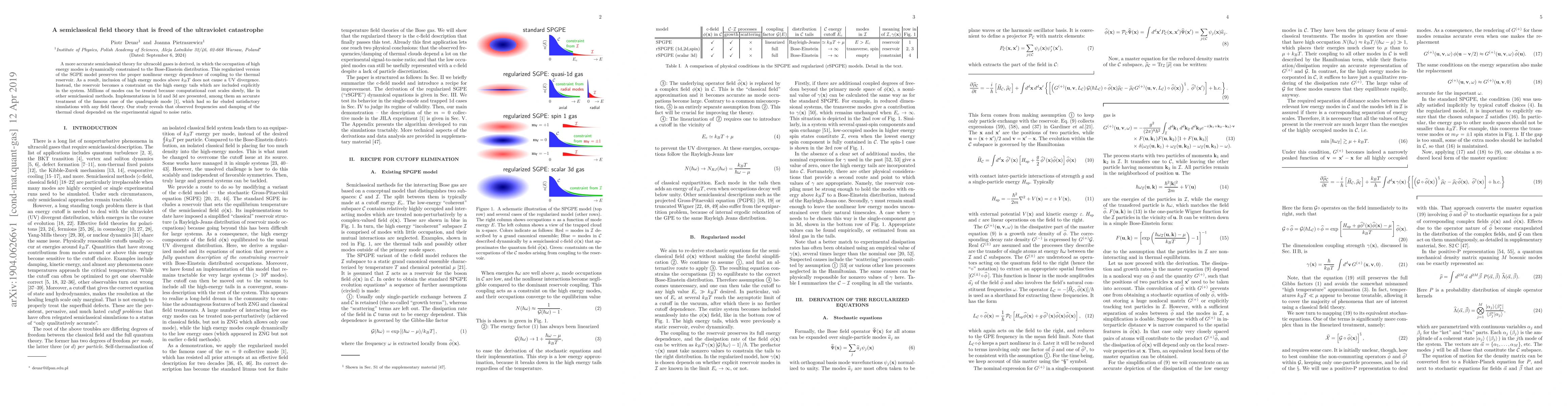 Thumbnail for A semiclassical field theory that is freed of the ultraviolet
  catastrophe