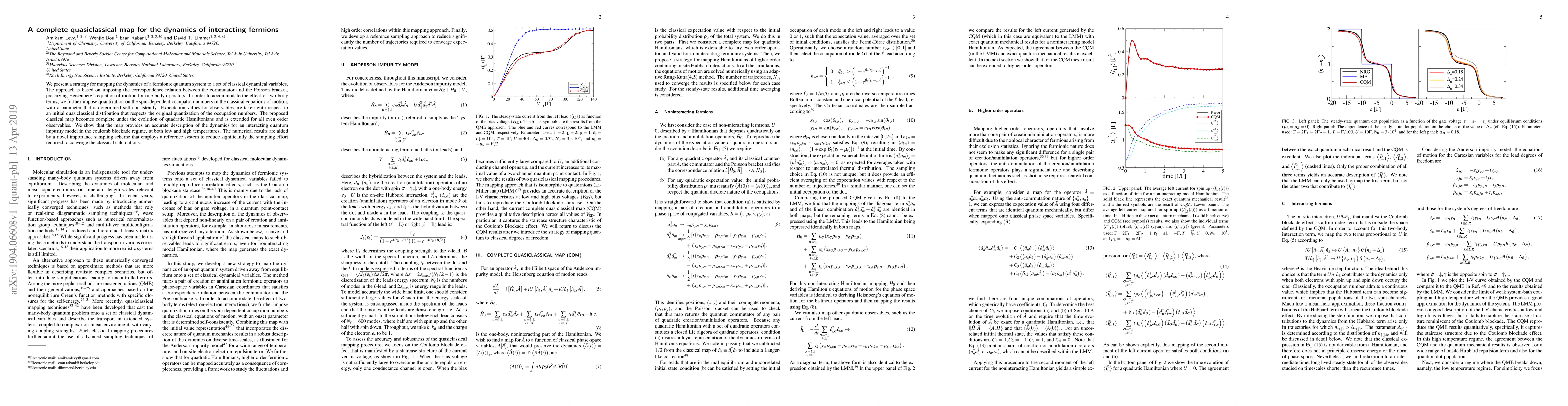 Thumbnail for A complete quasiclassical map for the dynamics of interacting fermions