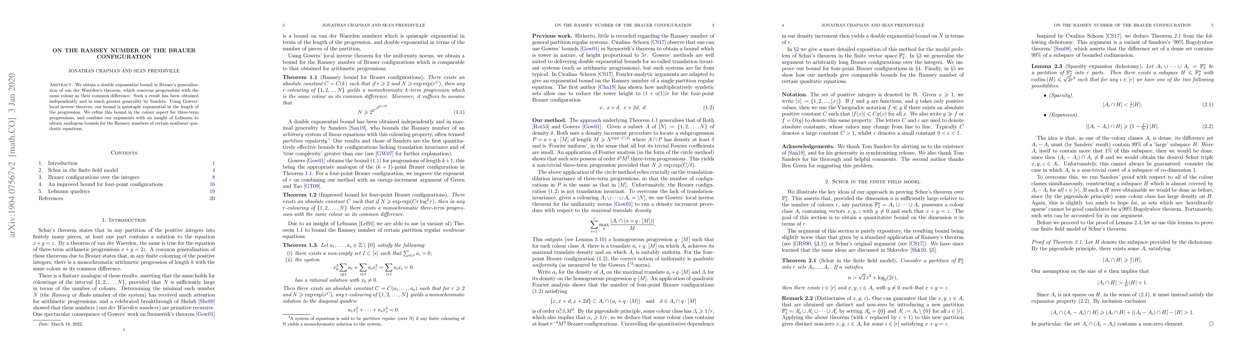 Thumbnail for On the Ramsey number of the Brauer configuration