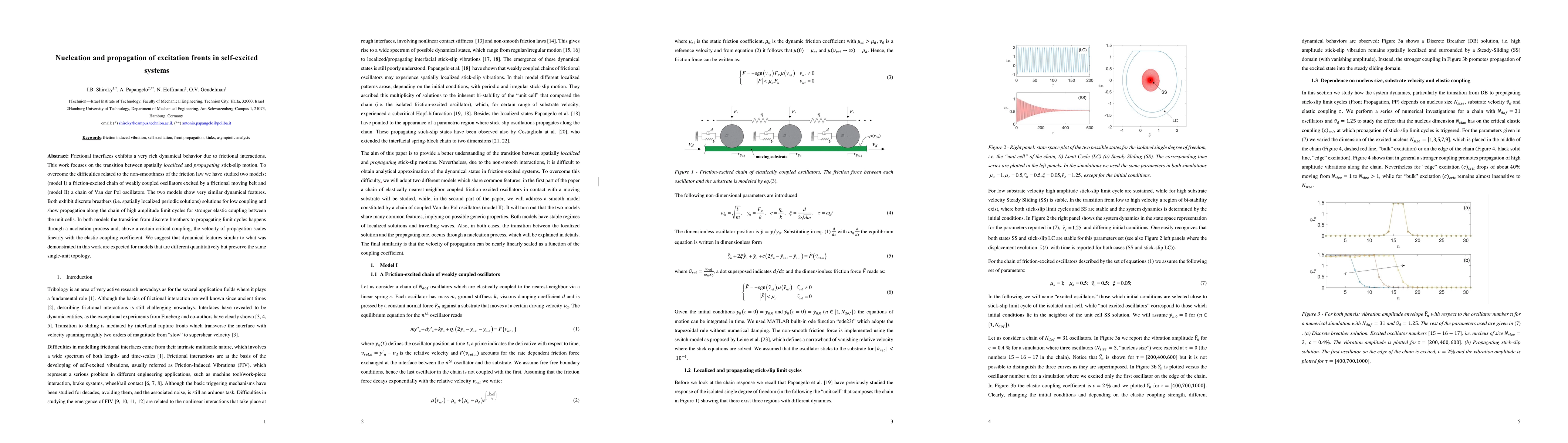 Thumbnail for Nucleation and propagation of excitation fronts in self-excited systems