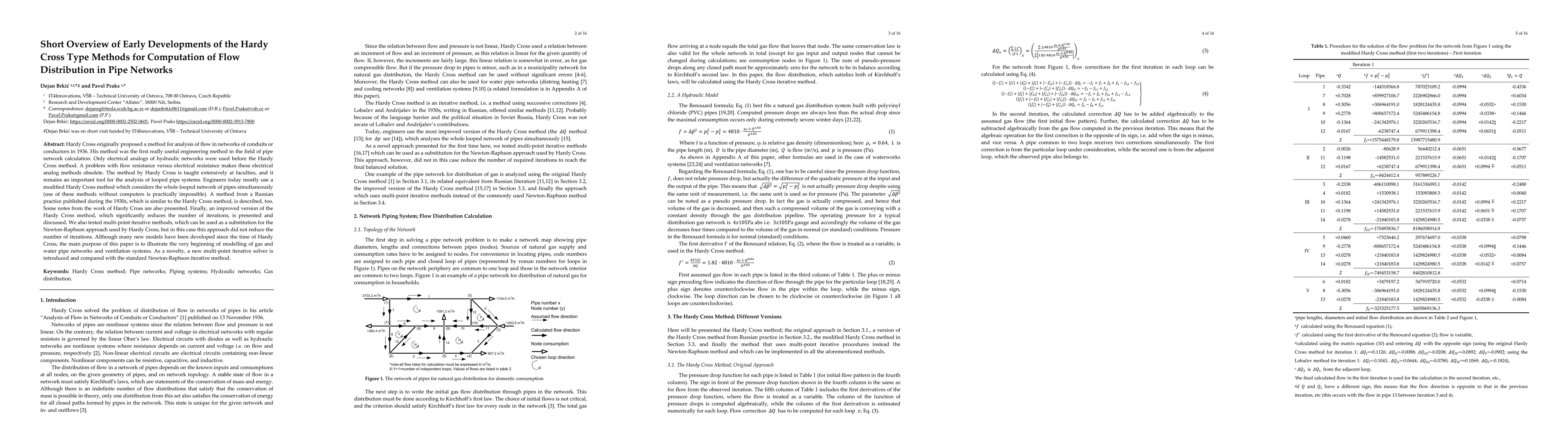 Thumbnail for Short Overview of Early Developments of the Hardy Cross Type Methods for
  Computation of Flow Distribution in Pipe Networks