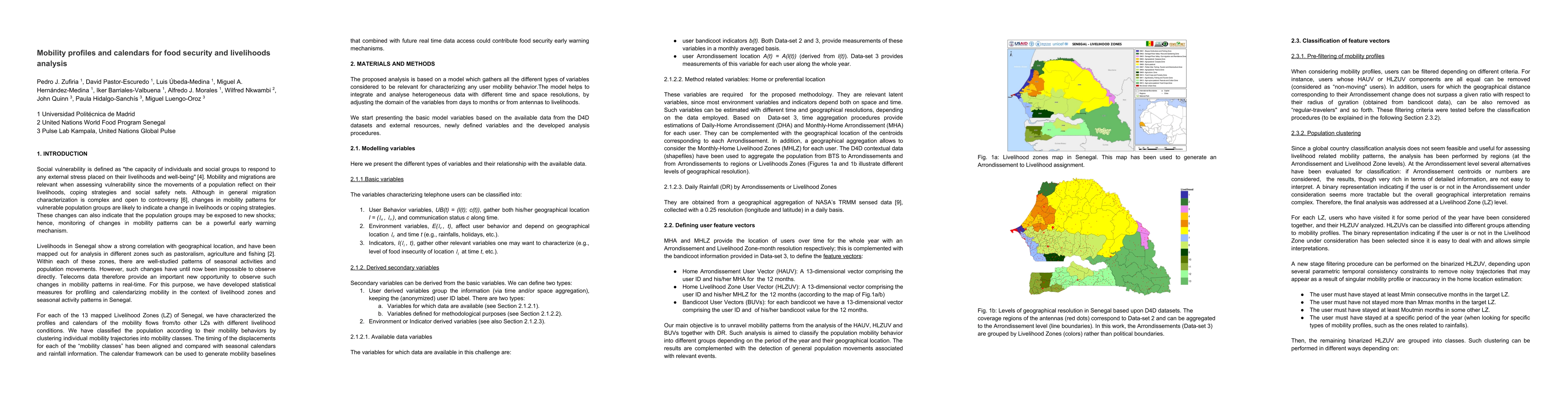 Thumbnail for Mobility profiles and calendars for food security and livelihoods
  analysis