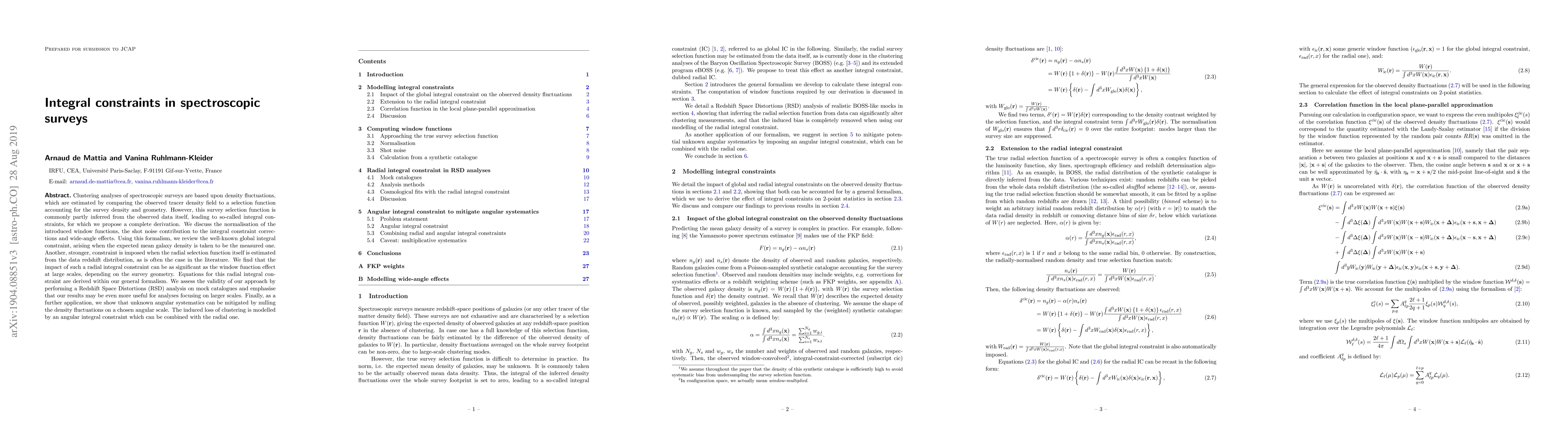 Thumbnail for Integral constraints in spectroscopic surveys