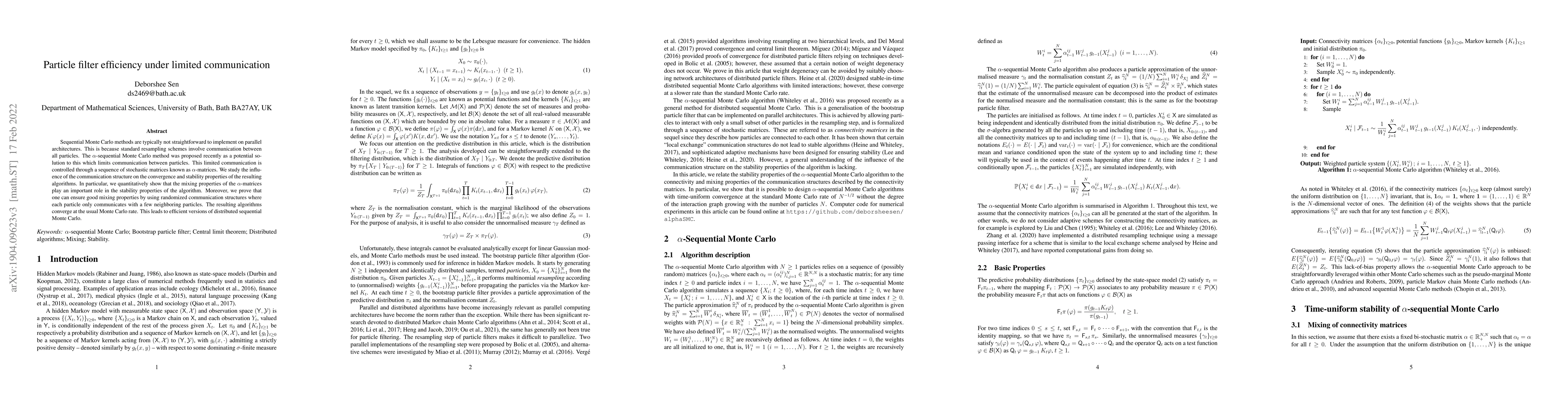 Thumbnail for Particle filter efficiency under limited communication