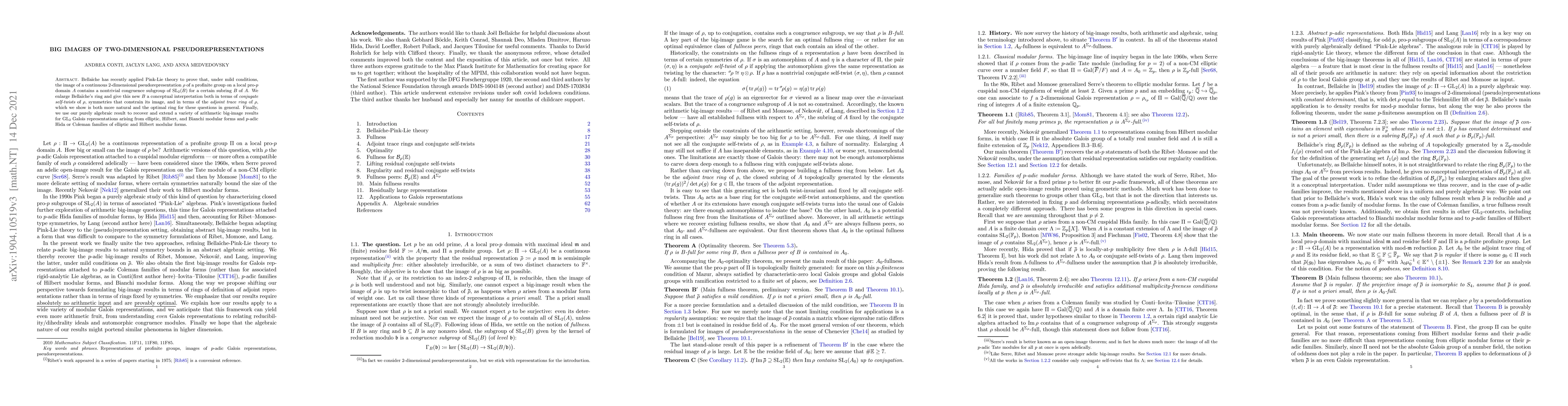 Thumbnail for Big images of two-dimensional pseudorepresentations