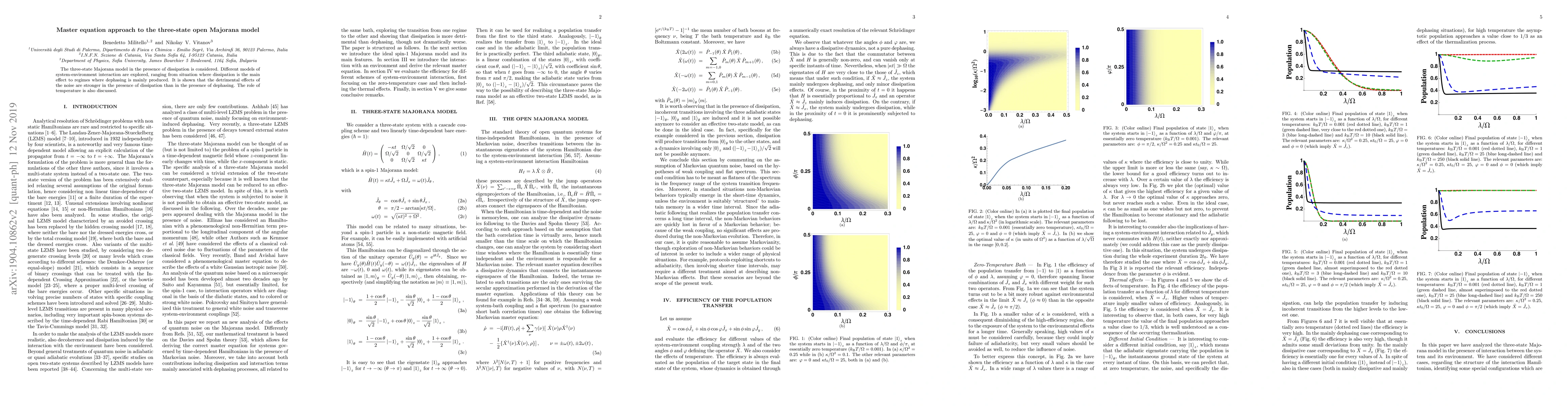 Thumbnail for Master equation approach to the three-state open Majorana model