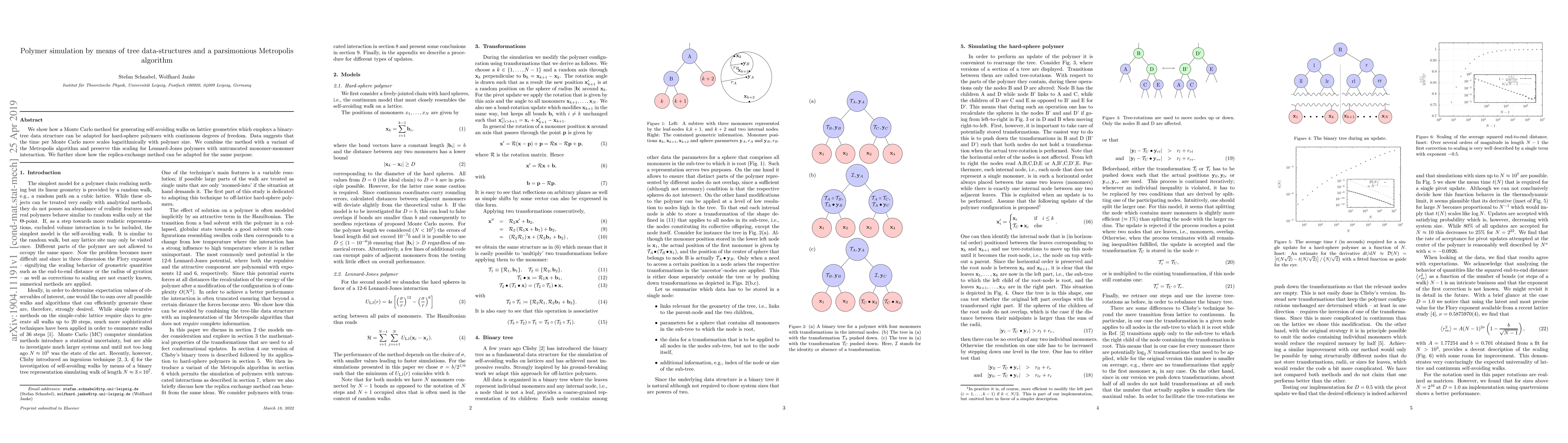 Thumbnail for Polymer simulation by means of tree data-structures and a parsimonious
  Metropolis algorithm