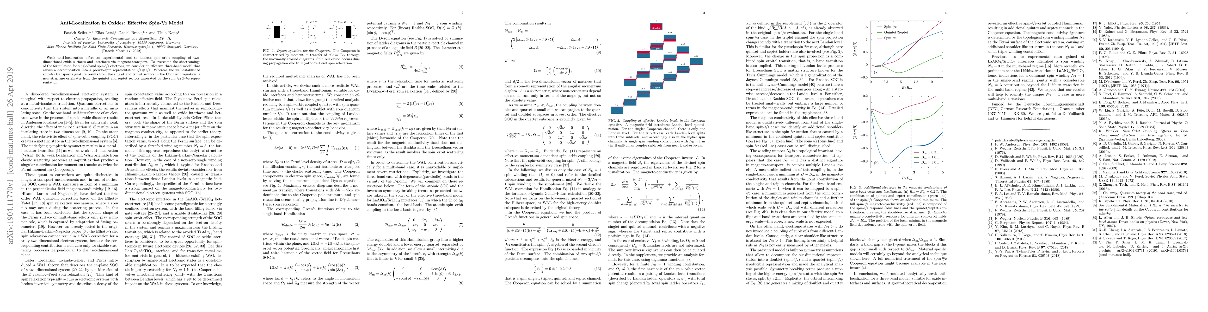 Thumbnail for Anti-Localization in Oxides: Effective Spin-3/2 Model