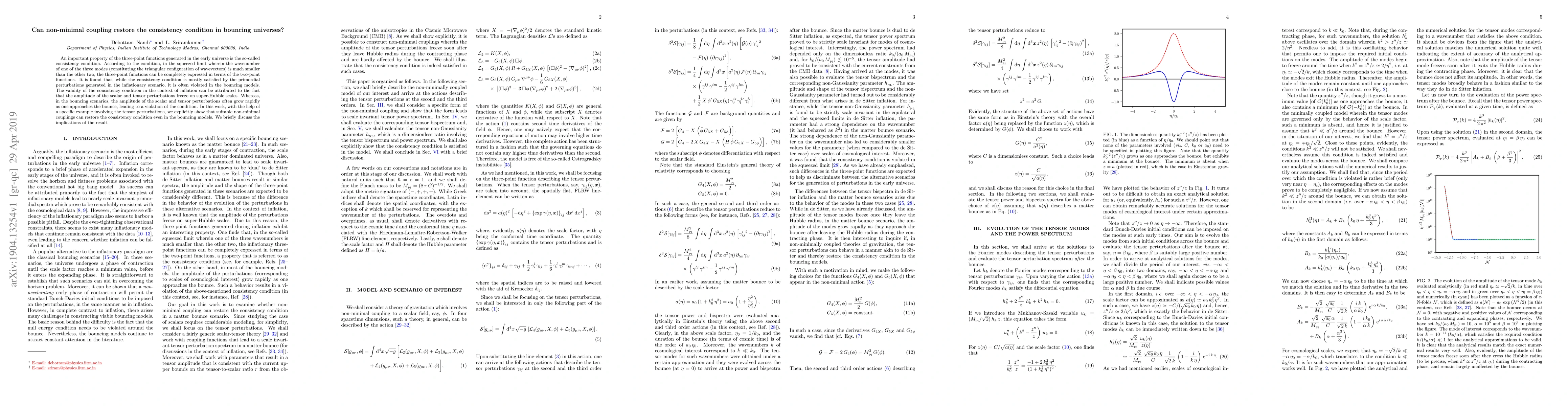 Thumbnail for Can non-minimal coupling restore the consistency condition in bouncing
  universes?