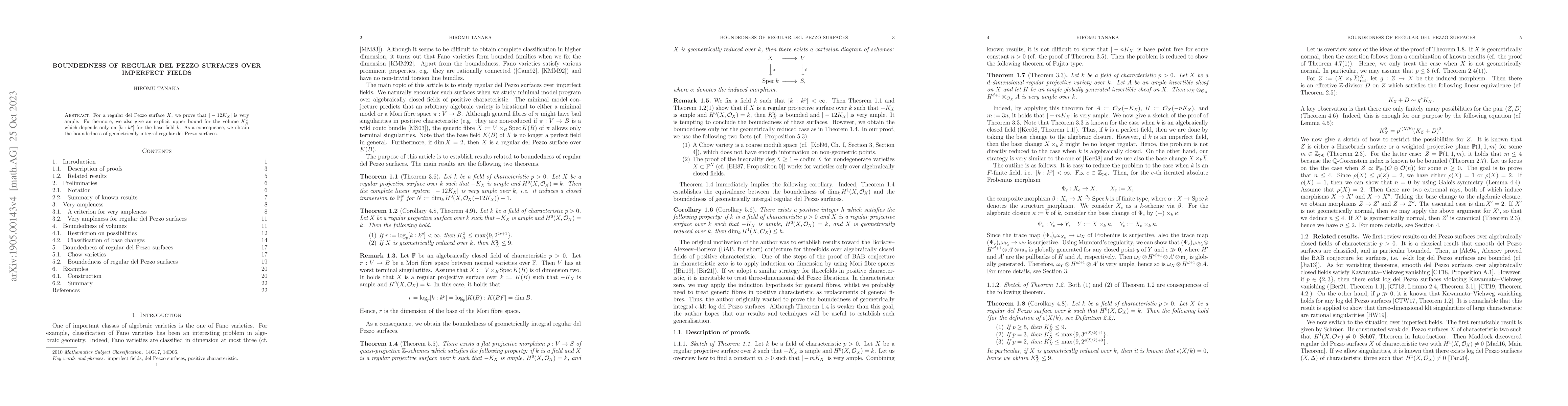Thumbnail for Boundedness of regular del Pezzo surfaces over imperfect fields