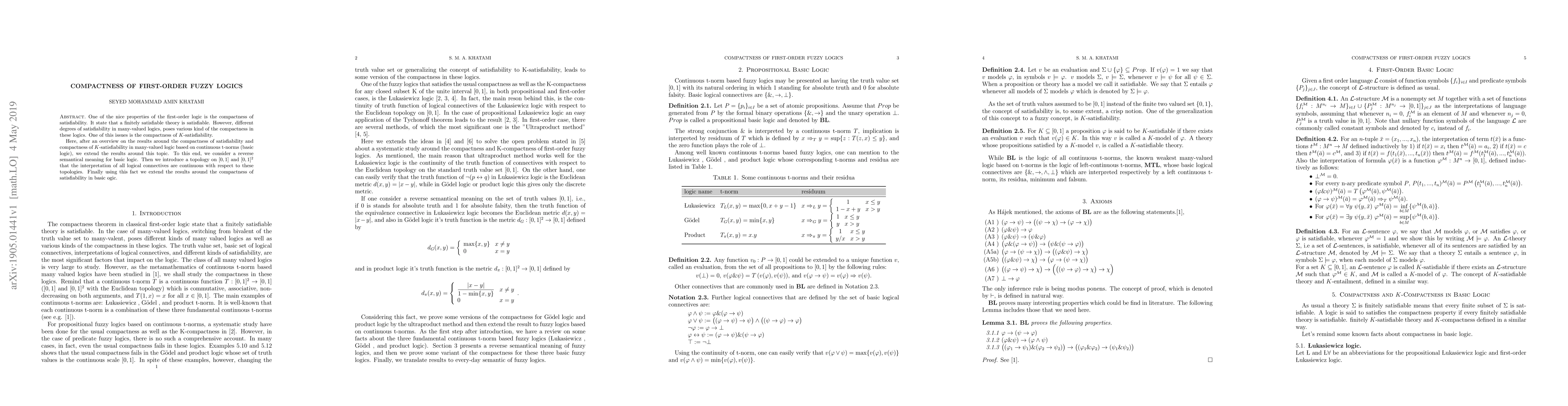 Thumbnail for Compactness of first-order fuzzy logics