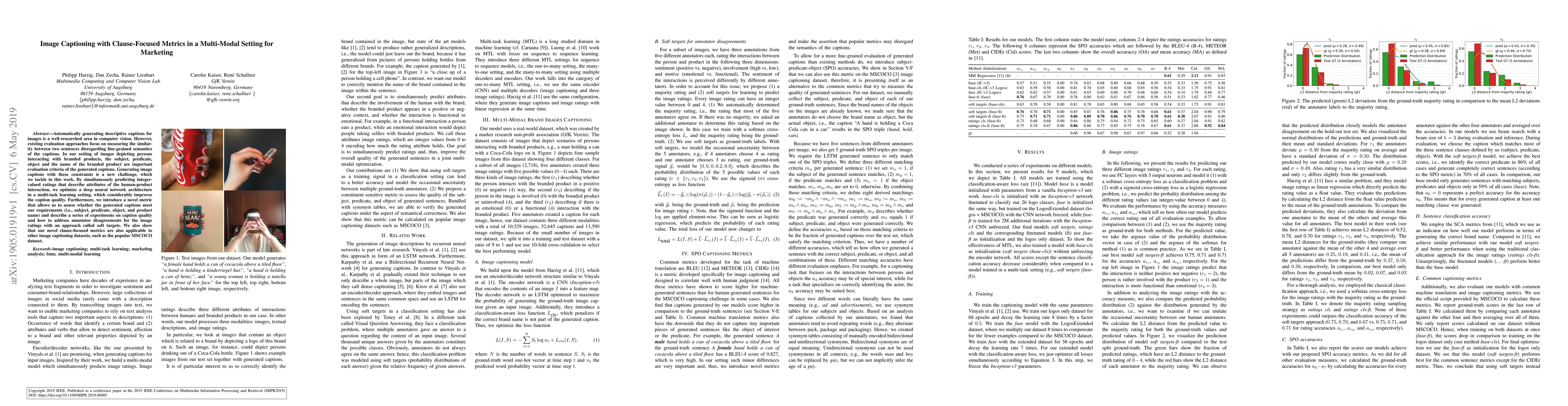 Thumbnail for Image Captioning with Clause-Focused Metrics in a Multi-Modal Setting
  for Marketing