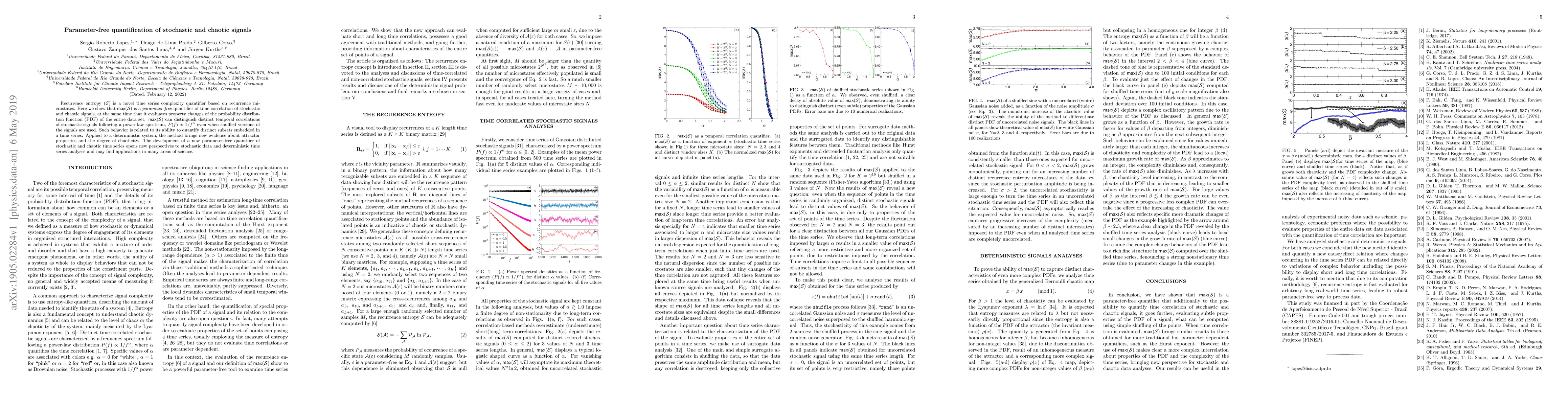 Thumbnail for Parameter-free quantification of stochastic and chaotic signals