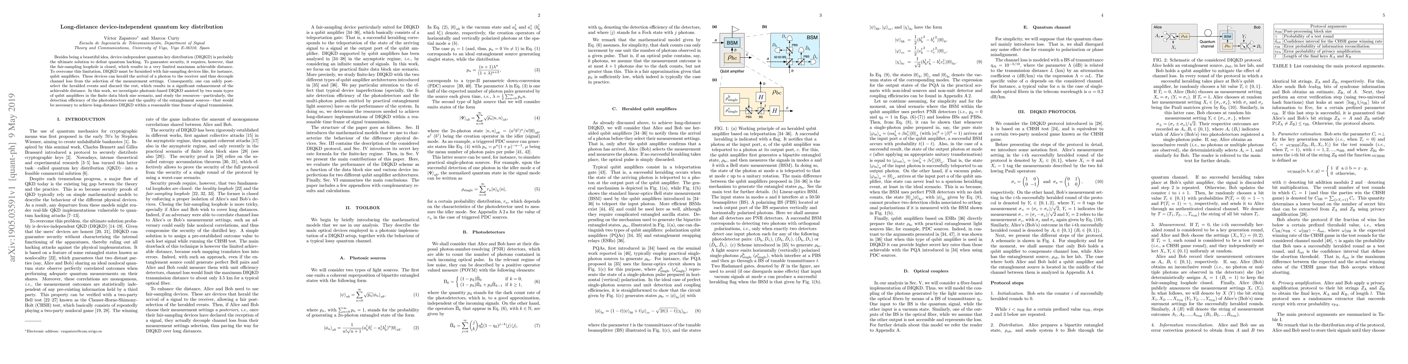 Thumbnail for Long-distance device-independent quantum key distribution