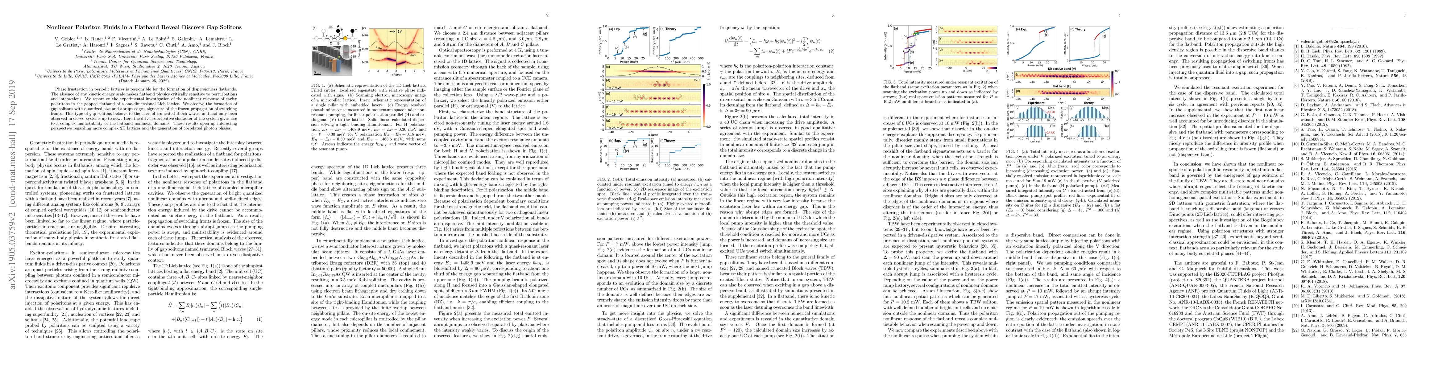 Thumbnail for Nonlinear Polariton Fluids in a Flatband Reveal Discrete Gap Solitons