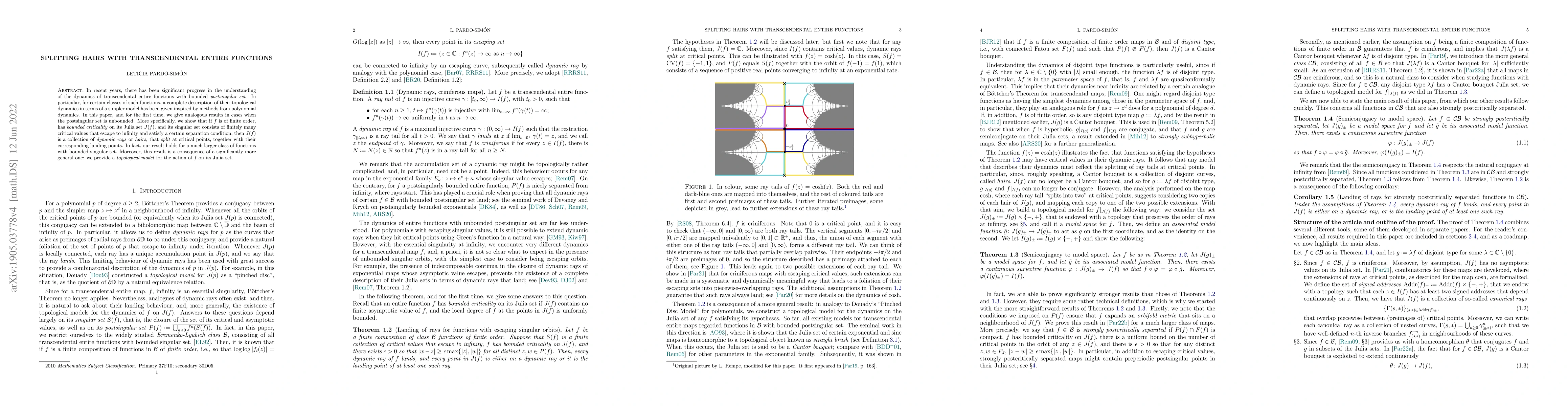 Thumbnail for Splitting hairs with transcendental entire functions