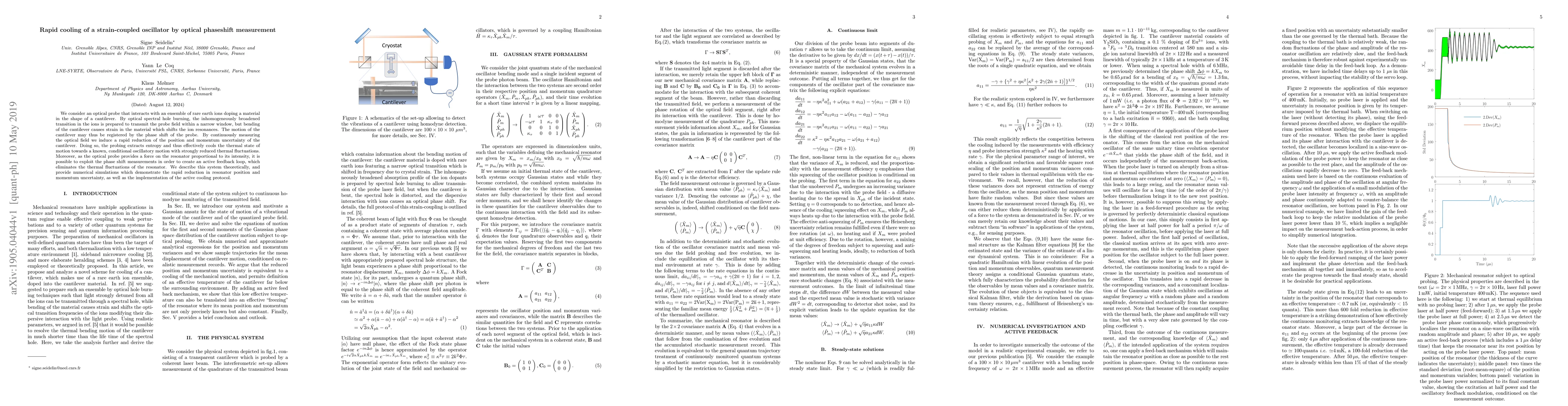Thumbnail for Rapid cooling of a strain-coupled oscillator by optical phaseshift
  measurement