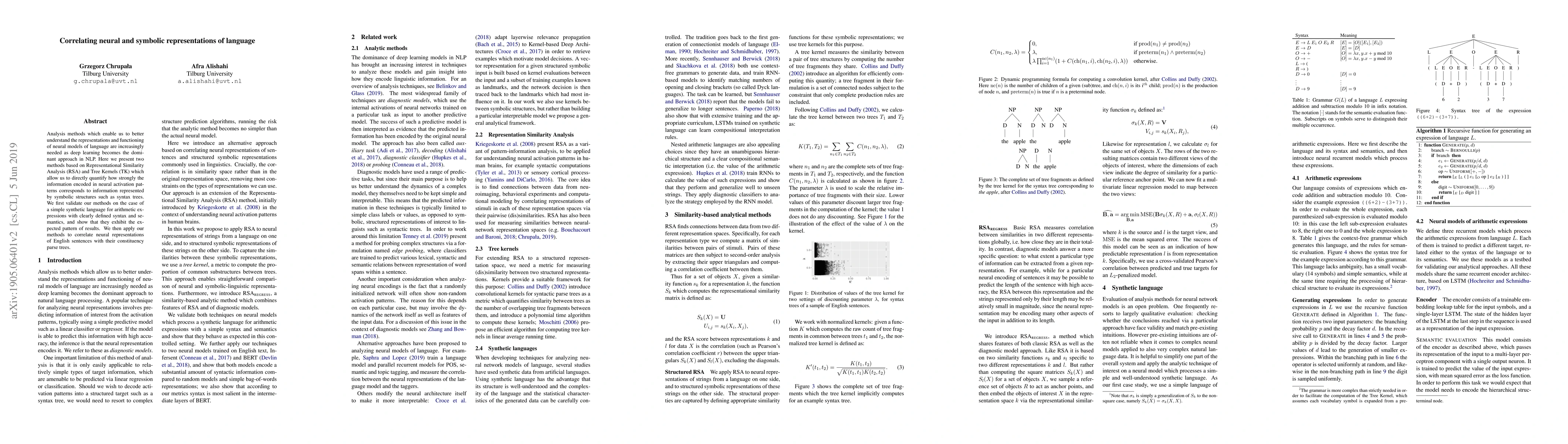 Thumbnail for Correlating neural and symbolic representations of language