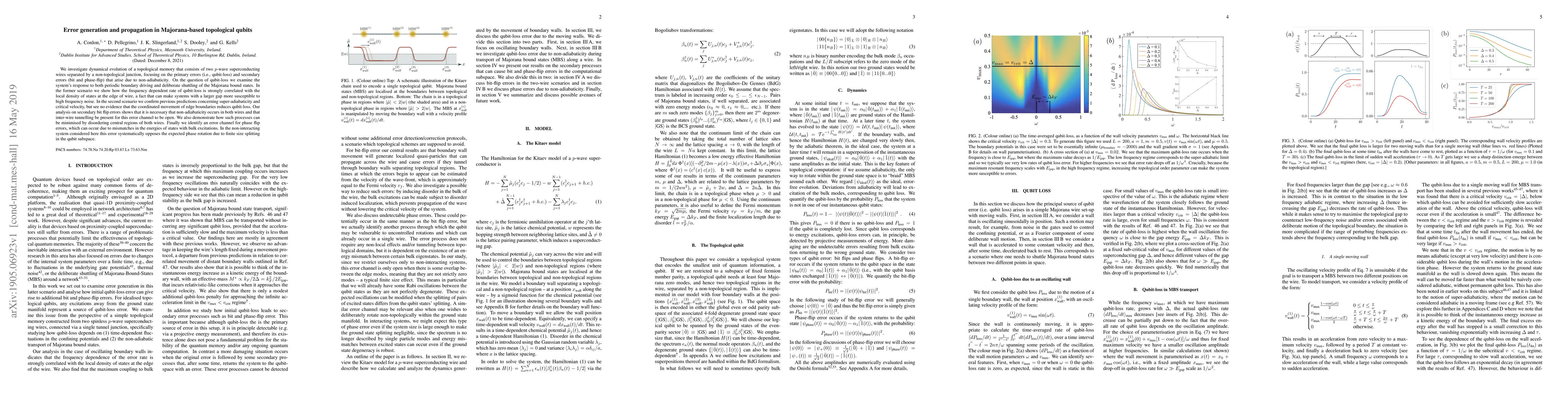 Thumbnail for Error generation and propagation in Majorana-based topological qubits