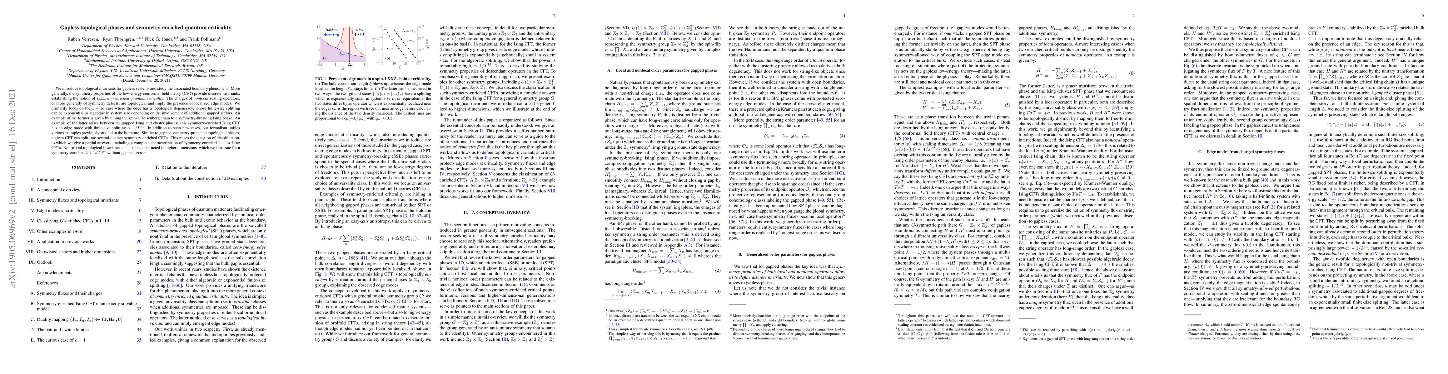 Thumbnail for Gapless topological phases and symmetry-enriched quantum criticality