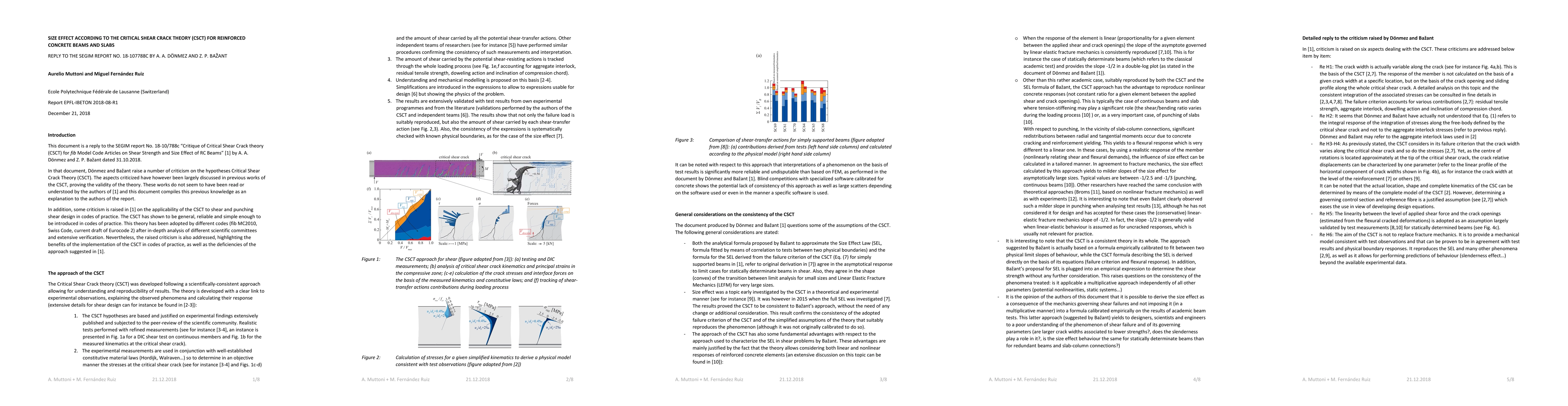 Thumbnail for Reply to arXiv:1810.11506: Size Effect According to the Critical Shear
  Crack Theory (CSCT) for Reinforced Concrete Beams and Slabs