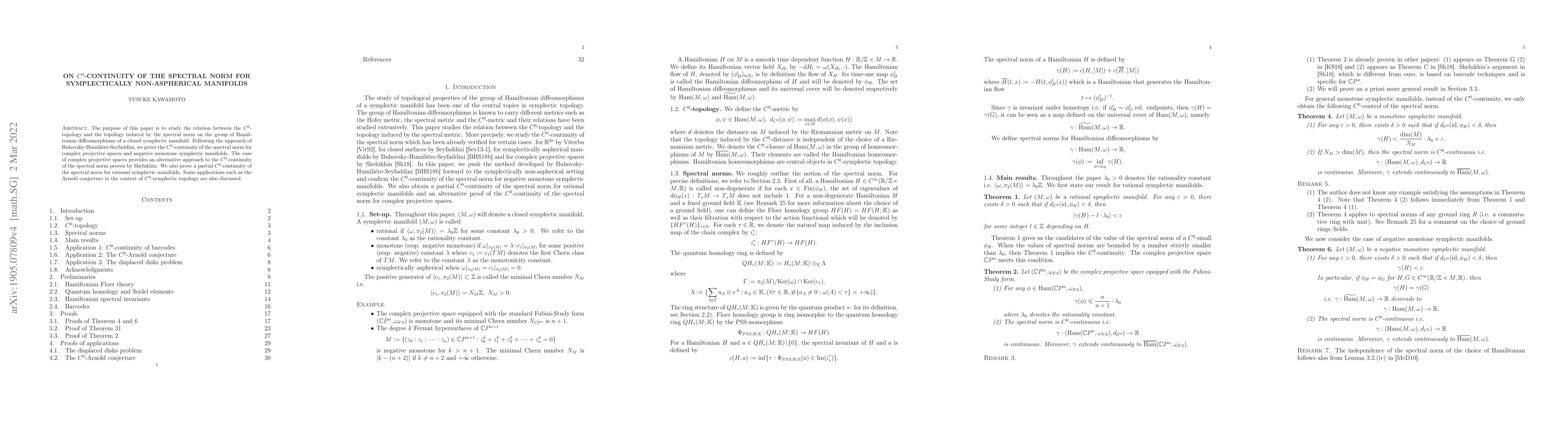 Thumbnail for On $C^0$-continuity of the spectral norm for symplectically
  non-aspherical manifolds